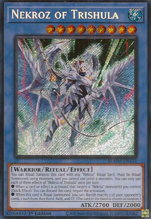 Nekroz of Trishula [BLMM-EN132] Secret Rare | Pegasus Games WI