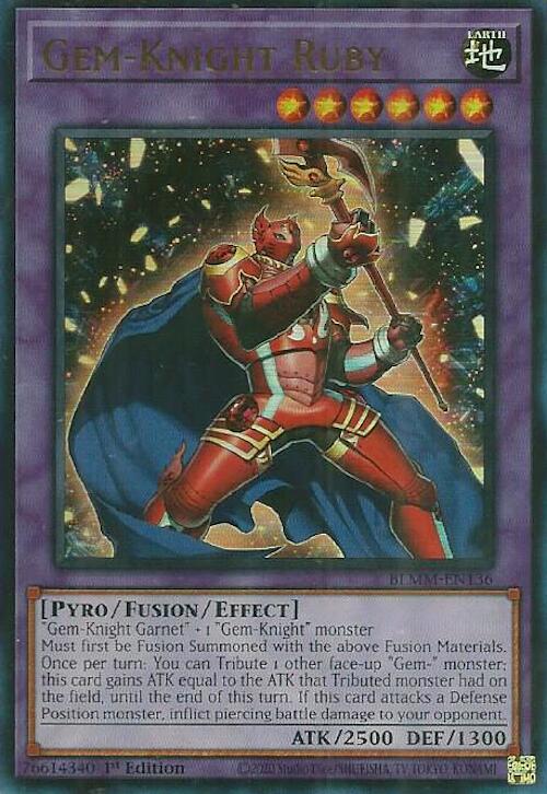 Gem-Knight Ruby [BLMM-EN136] Ultra Rare | Pegasus Games WI