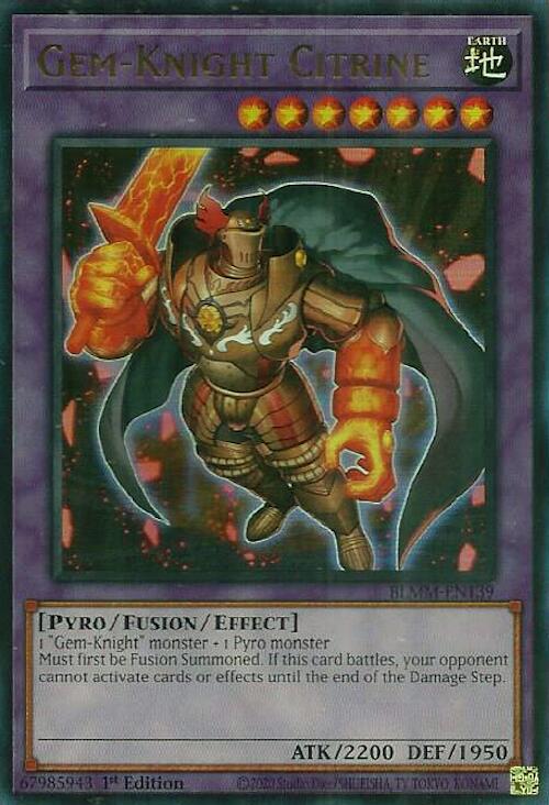 Gem-Knight Citrine [BLMM-EN139] Ultra Rare | Pegasus Games WI