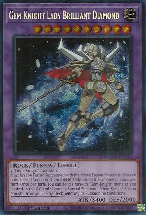 Gem-Knight Lady Brilliant Diamond [BLMM-EN145] Secret Rare | Pegasus Games WI