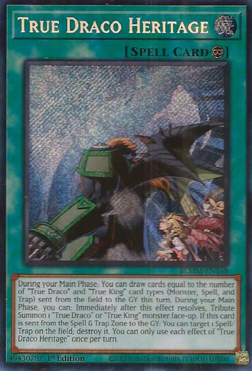 True Draco Heritage [BLMM-EN168] Secret Rare | Pegasus Games WI