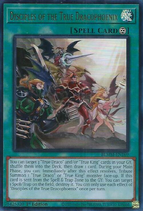Disciples of the True Dracophoenix [BLMM-EN169] Ultra Rare | Pegasus Games WI