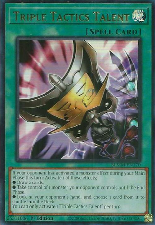 Triple Tactics Talent [BLMM-EN170] Ultra Rare | Pegasus Games WI