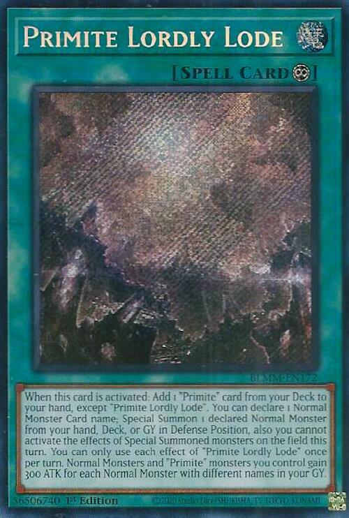 Primite Lordly Lode [BLMM-EN172] Secret Rare | Pegasus Games WI