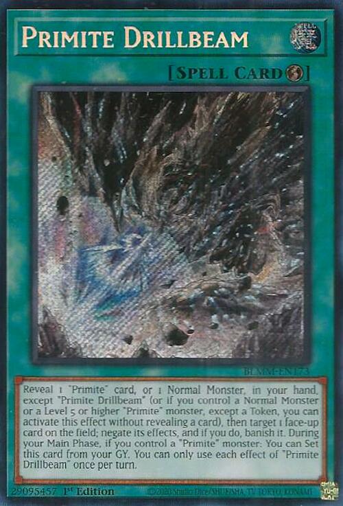 Primite Drillbeam [BLMM-EN173] Secret Rare | Pegasus Games WI
