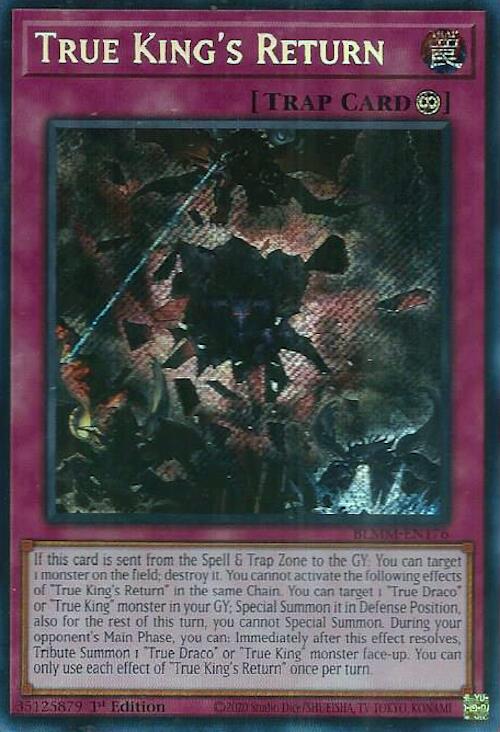 True King's Return [BLMM-EN176] Secret Rare | Pegasus Games WI