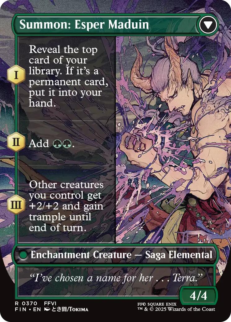 Esper Origins // Summon: Esper Maduin (Borderless) [FINAL FANTASY] | Pegasus Games WI