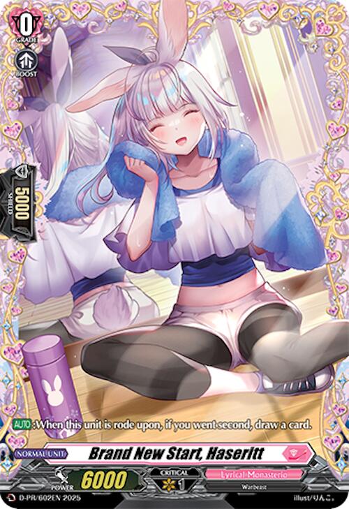 Brand New Start, Haseritt (D-PR/602EN) [D Promo Cards] | Pegasus Games WI