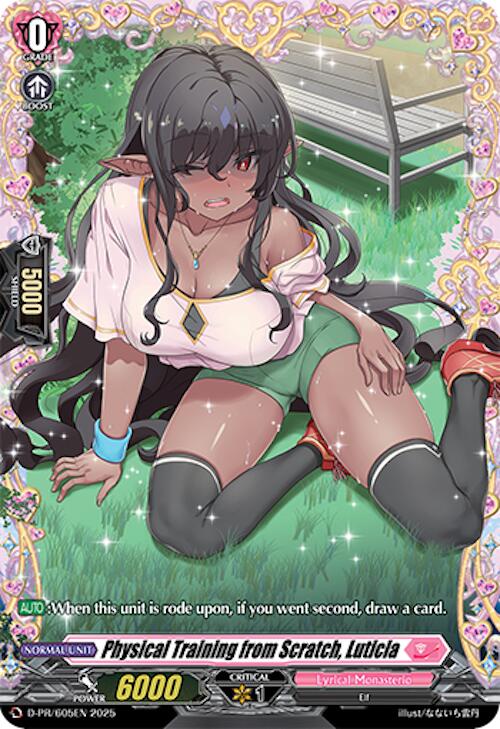 Physical Training from Scratch, Luticia (D-PR/605EN) [D Promo Cards] | Pegasus Games WI