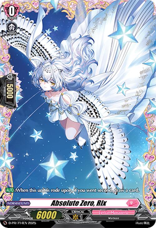 Absolute Zero, Rix (D-PR/714EN) [Lyrical Monasterio Sparkling Stars!] | Pegasus Games WI