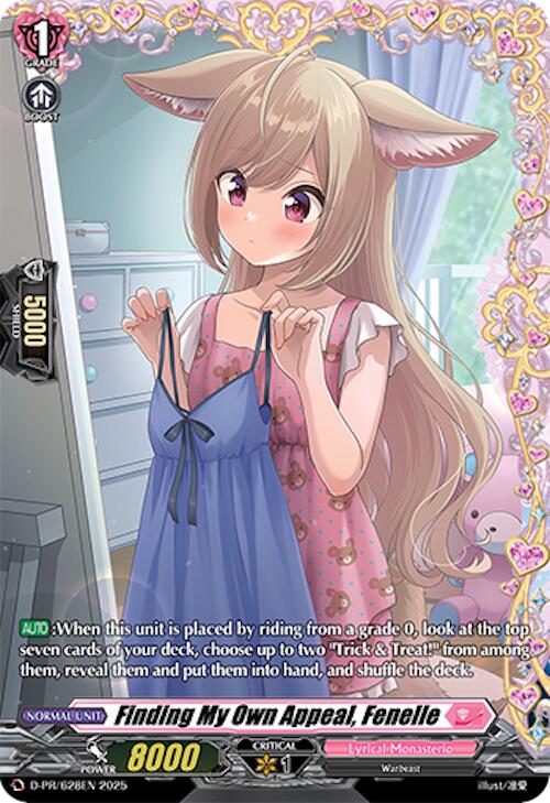 Finding My Own Appeal, Fenelle (D-PR/628EN) [D Promo Cards] | Pegasus Games WI