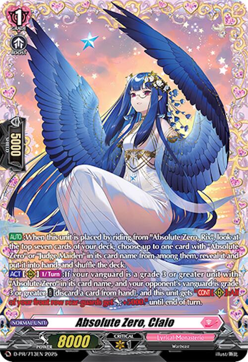 Absolute Zero, Claio (D-PR/713EN) [D Promo Cards] | Pegasus Games WI