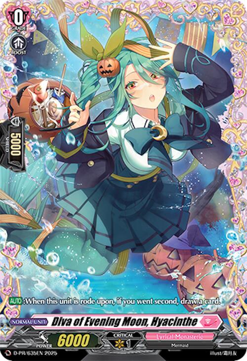 Diva of Evening Moon, Hyacinthe (D-PR/635EN) [D Promo Cards] | Pegasus Games WI