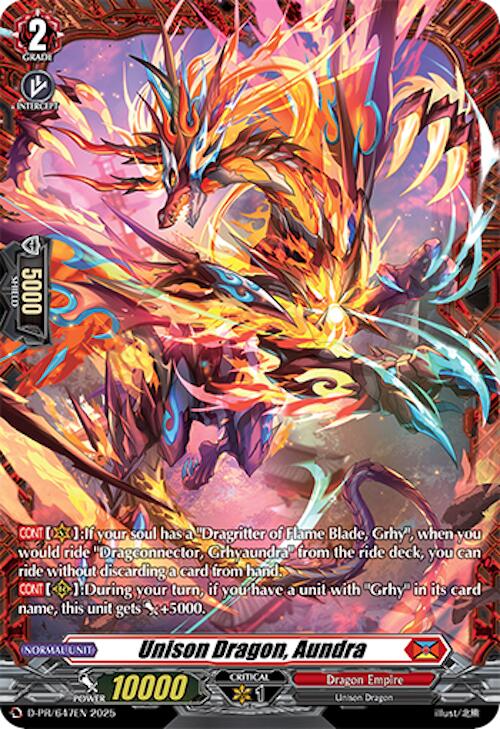 Unison Dragon, Aundra (D-PR/647EN) [D Promo Cards] | Pegasus Games WI