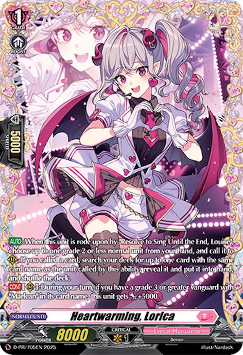 Heartwarming, Lorica (D-PR/705EN) [D Promo Cards] | Pegasus Games WI
