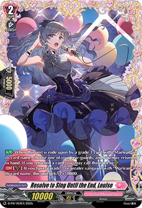Resolve to Sing Until the End, Louise (D-PR/704EN) [D Promo Cards] | Pegasus Games WI