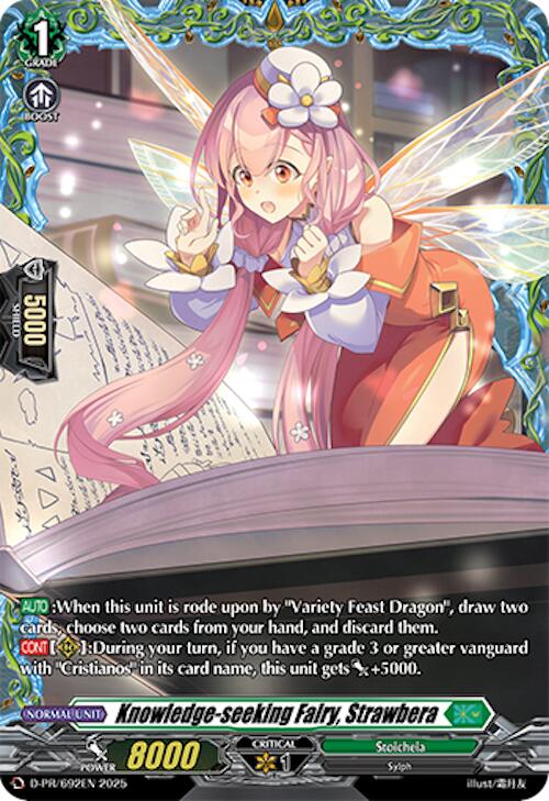 Knowledge-seeking Fairy, Strawbera (D-PR/692EN) [D Promo Cards] | Pegasus Games WI