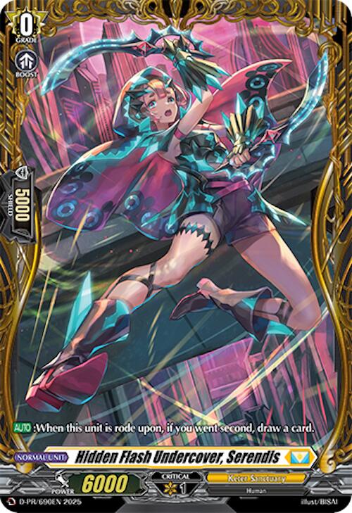 Hidden Flash Undercover, Serendis (D-PR/690EN) [D Promo Cards] | Pegasus Games WI