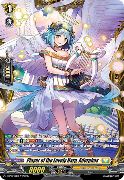 Player of the Lovely Harp, Adorphas (D-PR/686EN) [D Promo Cards] | Pegasus Games WI
