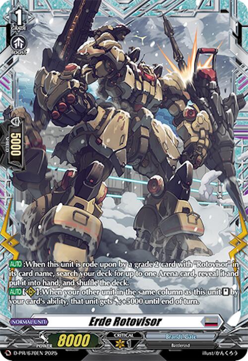 Erde Rotovisor (D-PR/670EN) [D Promo Cards] | Pegasus Games WI