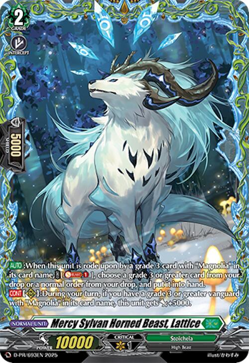 Mercy Sylvan Horned Beast, Lattice (D-PR/693EN) [D Promo Cards] | Pegasus Games WI