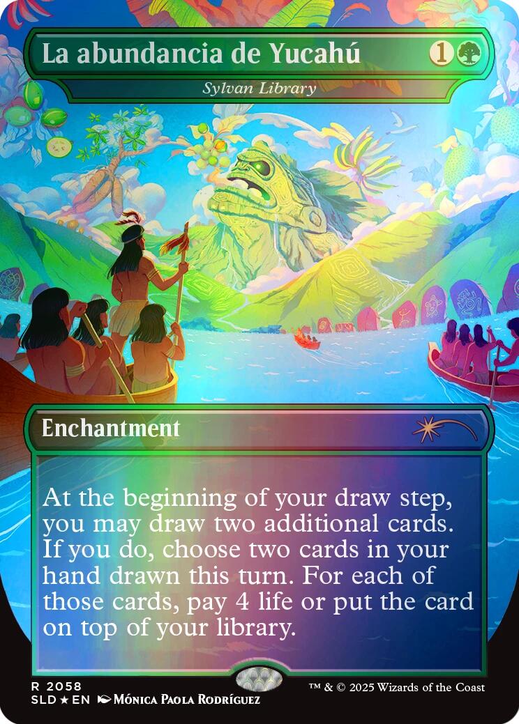 La abundancia de Yucahu - Sylvan Library (Rainbow Foil) [Secret Lair Drop Series] | Pegasus Games WI