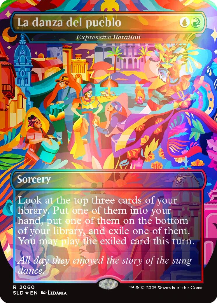 La danza del pueblo - Expressive Iteration (Rainbow Foil) [Secret Lair Drop Series] | Pegasus Games WI