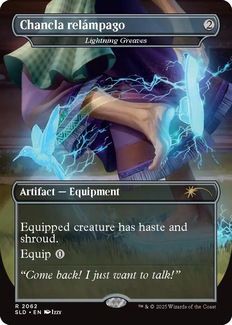 Chancla relampago - Lightning Greaves [Secret Lair Drop Series] | Pegasus Games WI