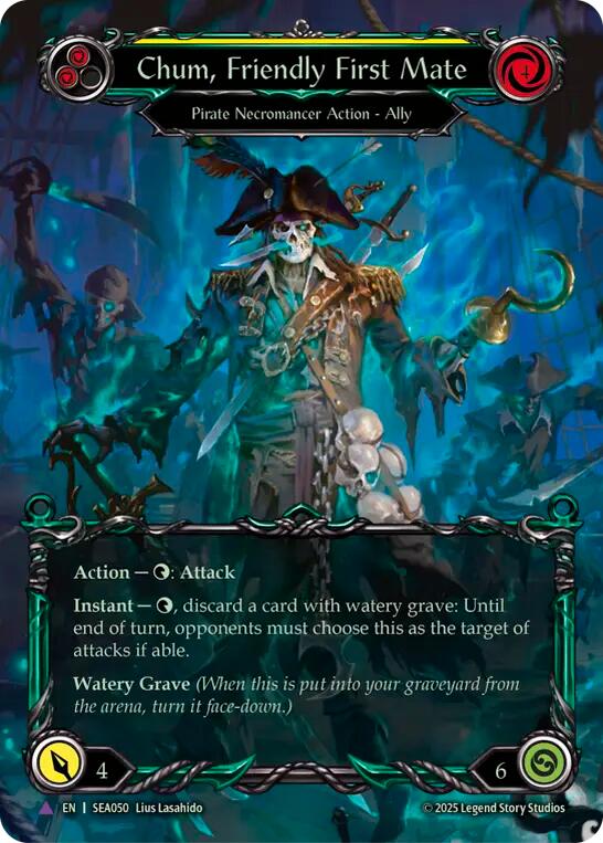 Chum, Friendly First Mate (Marvel Cold Foil) [SEA050] (High Seas)  Cold Foil | Pegasus Games WI