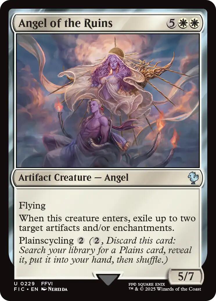 Angel of the Ruins (Surge Foil) [FINAL FANTASY Commander] | Pegasus Games WI