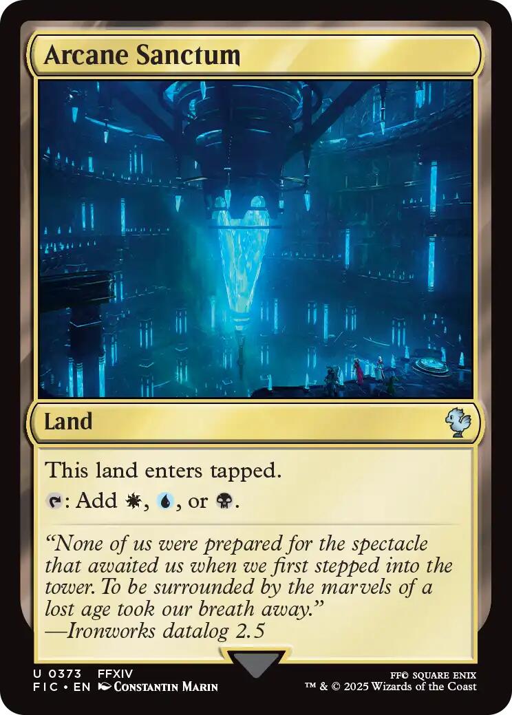 Arcane Sanctum (Surge Foil) [FINAL FANTASY Commander] | Pegasus Games WI