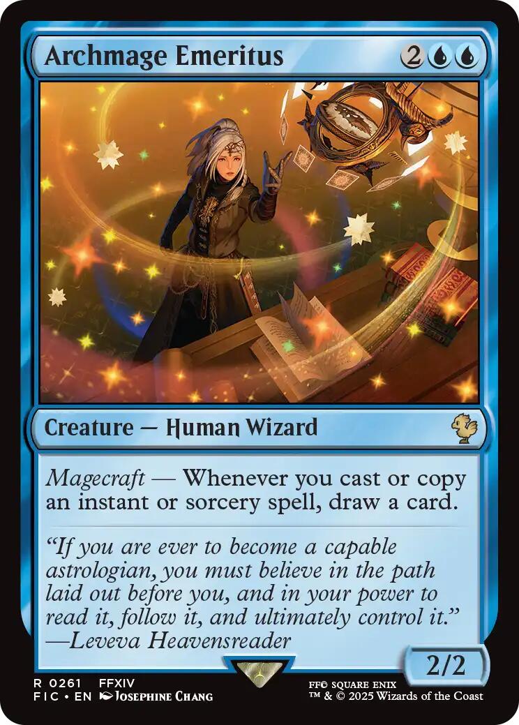 Archmage Emeritus (Surge Foil) [FINAL FANTASY Commander] | Pegasus Games WI