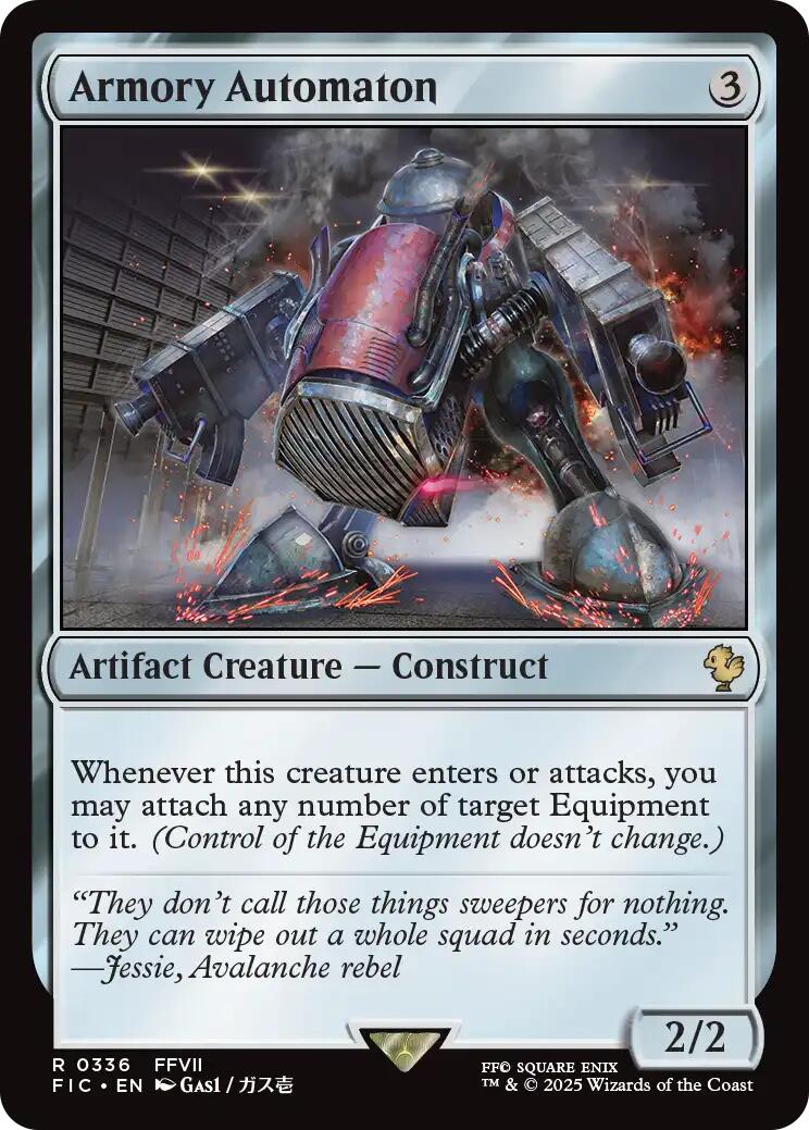 Armory Automaton (Surge Foil) [FINAL FANTASY Commander] | Pegasus Games WI