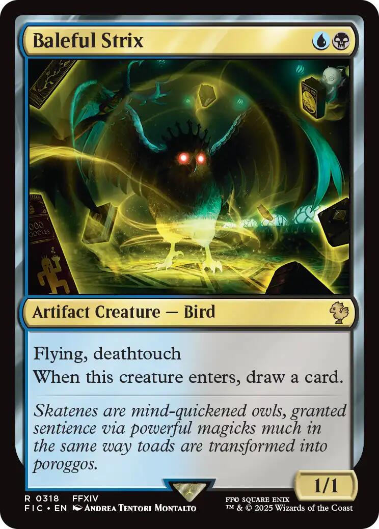 Baleful Strix (Surge Foil) [FINAL FANTASY Commander] | Pegasus Games WI