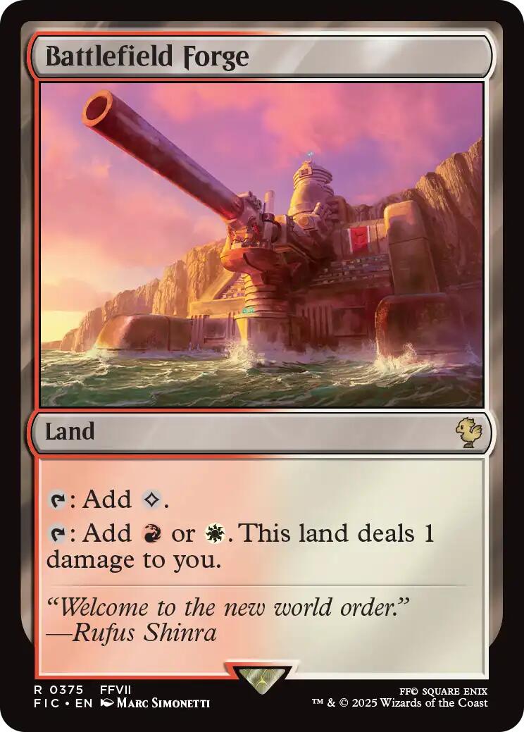 Battlefield Forge (Surge Foil) [FINAL FANTASY Commander] | Pegasus Games WI