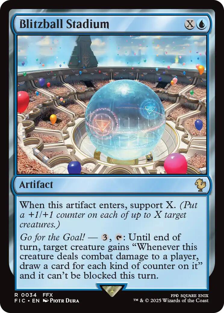 Blitzball Stadium (Surge Foil) [FINAL FANTASY Commander] | Pegasus Games WI