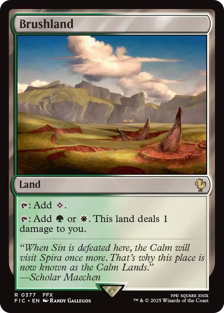 Brushland (Surge Foil) [FINAL FANTASY Commander] | Pegasus Games WI