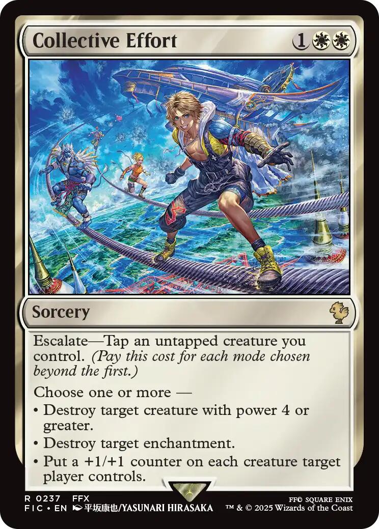 Collective Effort (Surge Foil) [FINAL FANTASY Commander] | Pegasus Games WI