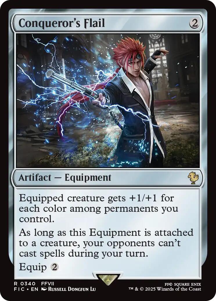 Conqueror's Flail (Surge Foil) [FINAL FANTASY Commander] | Pegasus Games WI