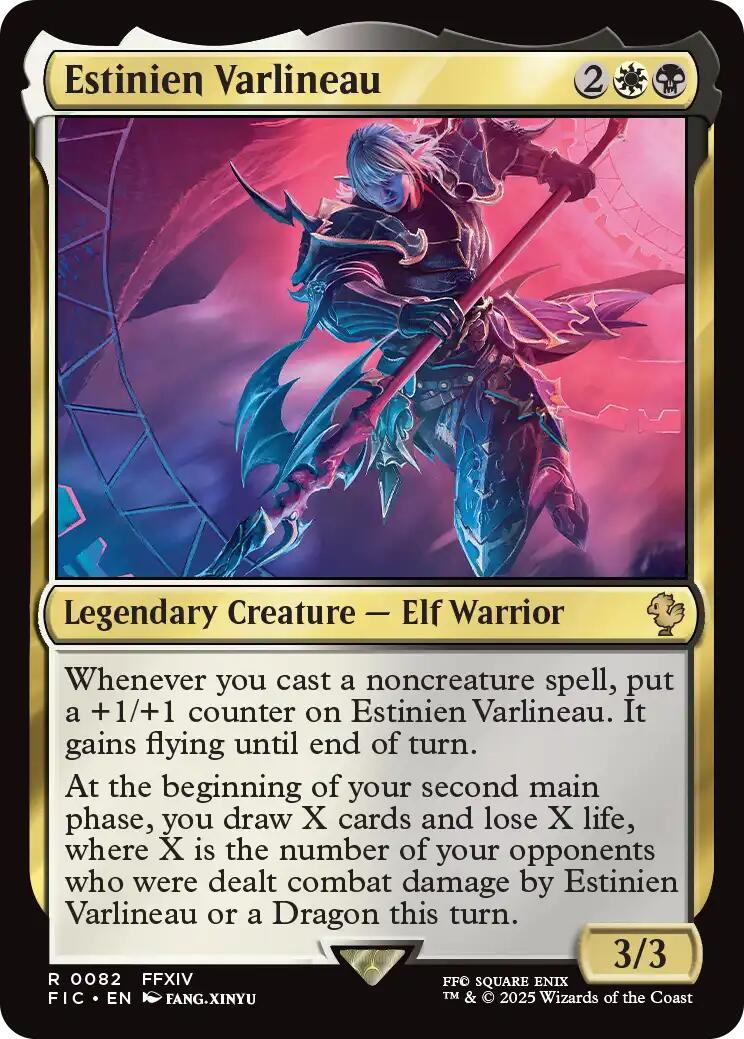 Estinien Varlineau (Surge Foil) [FINAL FANTASY Commander] | Pegasus Games WI