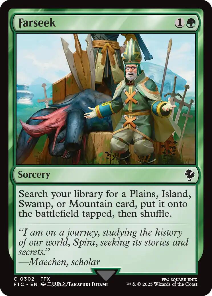 Farseek (Surge Foil) [FINAL FANTASY Commander] | Pegasus Games WI