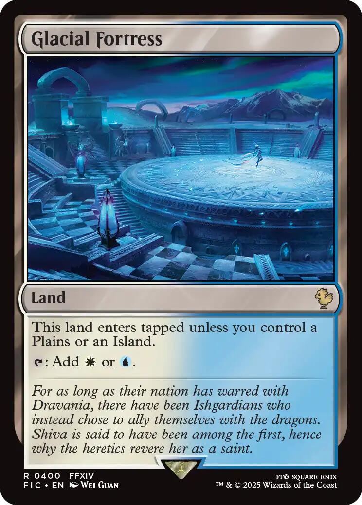 Glacial Fortress (Surge Foil) [FINAL FANTASY Commander] | Pegasus Games WI