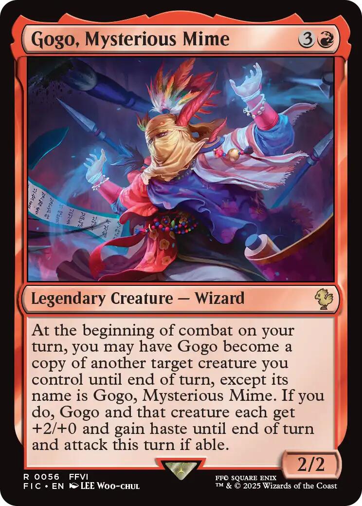 Gogo, Mysterious Mime (Surge Foil) [FINAL FANTASY Commander] | Pegasus Games WI