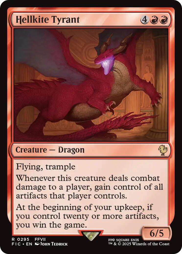 Hellkite Tyrant (Surge Foil) [FINAL FANTASY Commander] | Pegasus Games WI