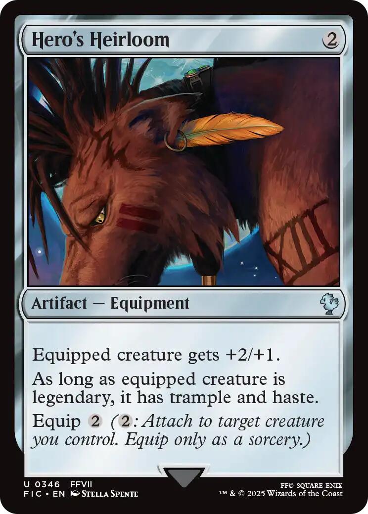 Hero's Heirloom (Surge Foil) [FINAL FANTASY Commander] | Pegasus Games WI
