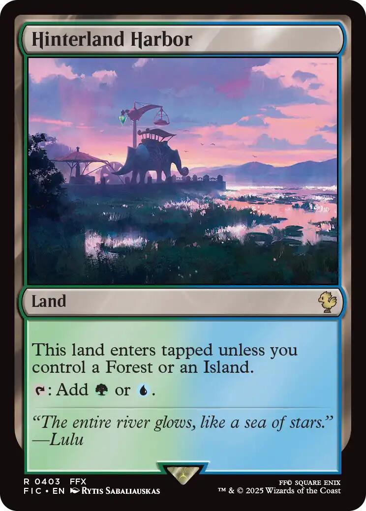 Hinterland Harbor (Surge Foil) [FINAL FANTASY Commander] | Pegasus Games WI