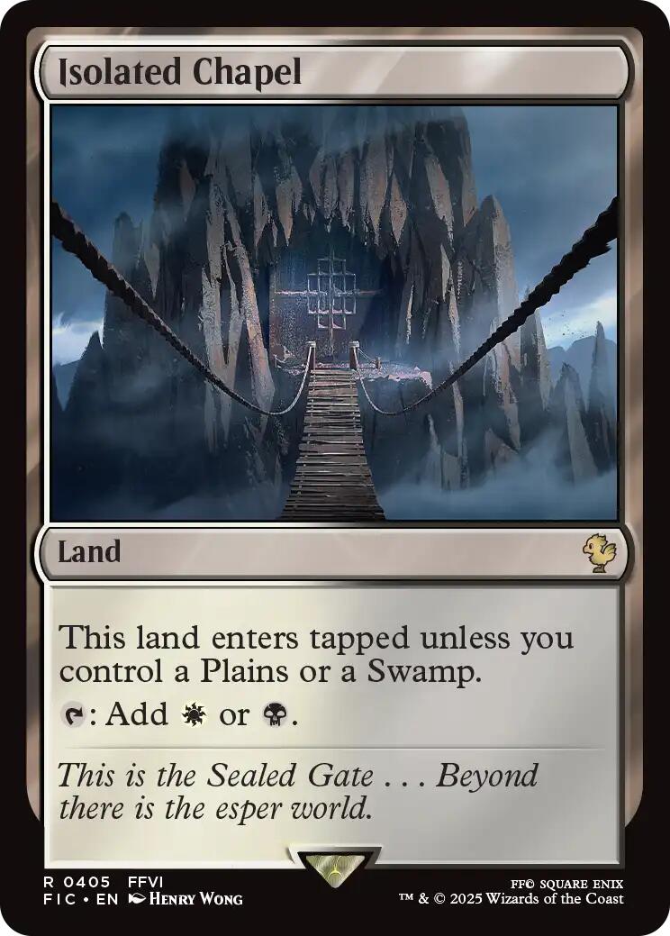 Isolated Chapel (Surge Foil) [FINAL FANTASY Commander] | Pegasus Games WI