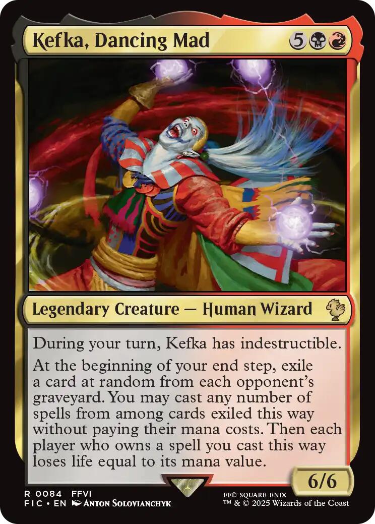 Kefka, Dancing Mad (Surge Foil) [FINAL FANTASY Commander] | Pegasus Games WI