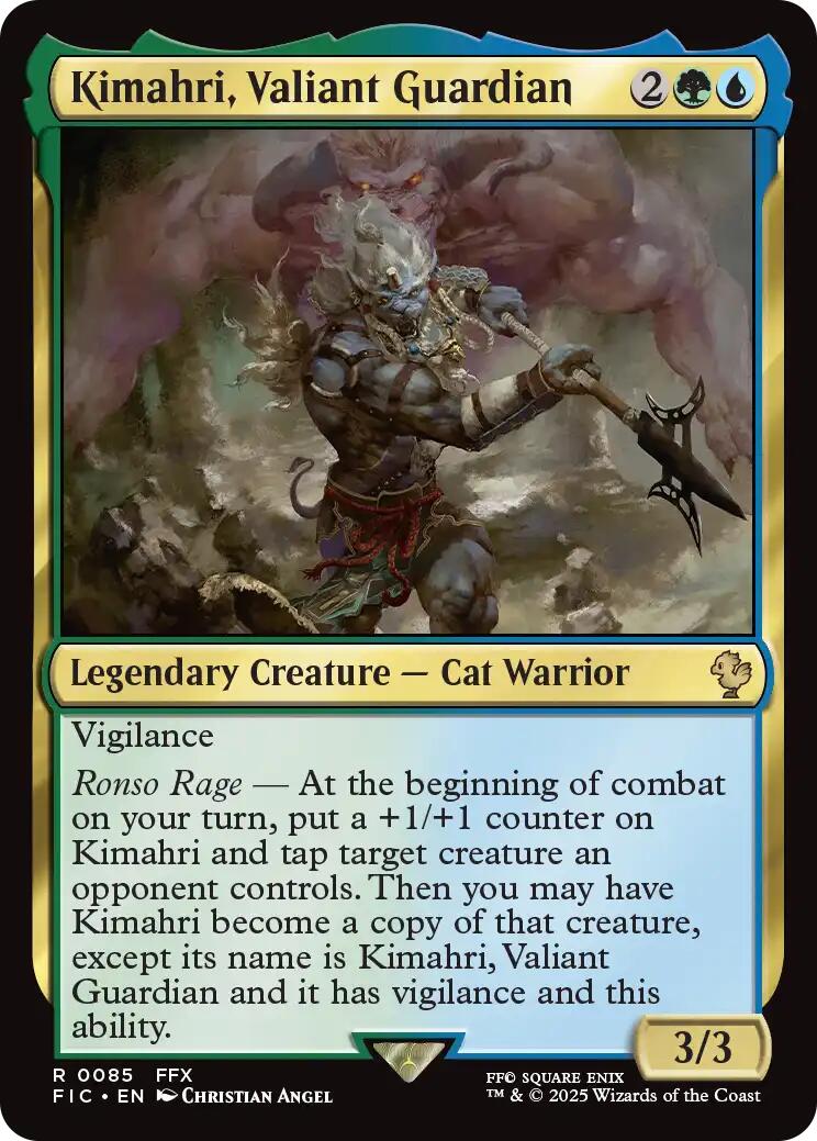 Kimahri, Valiant Guardian (Surge Foil) [FINAL FANTASY Commander] | Pegasus Games WI