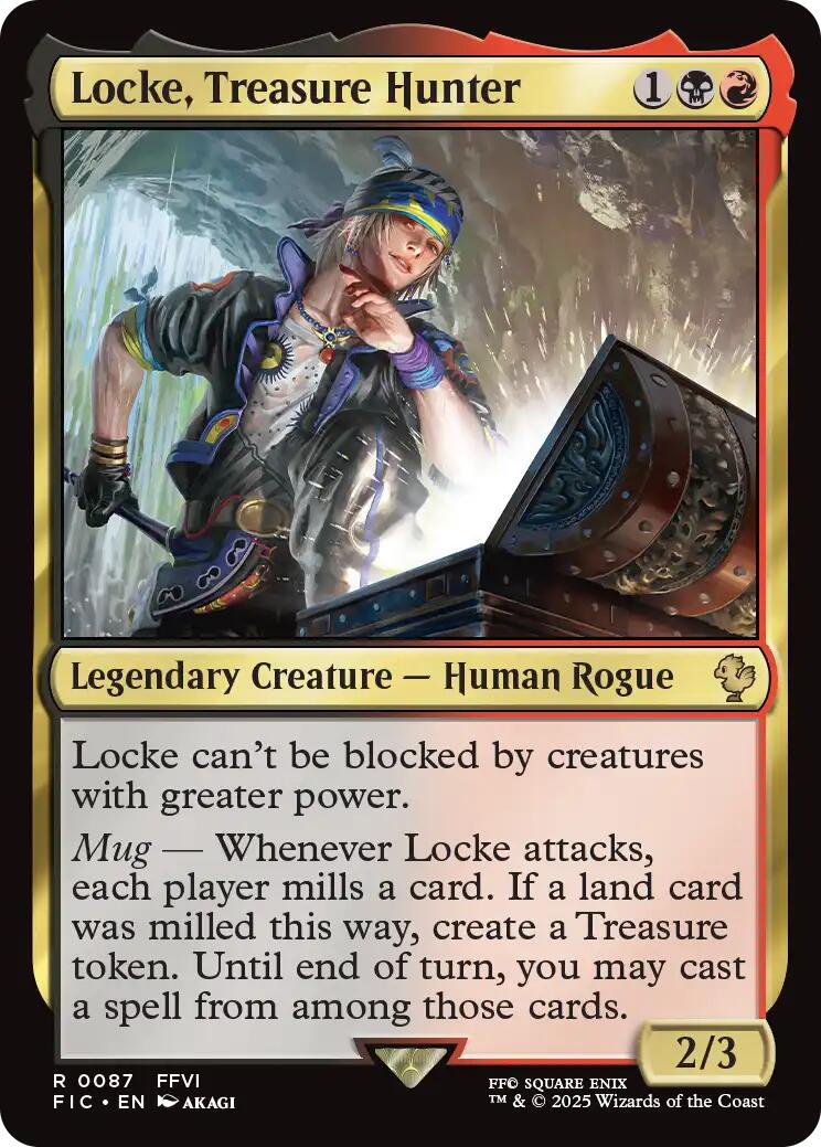 Locke, Treasure Hunter (Surge Foil) [FINAL FANTASY Commander] | Pegasus Games WI